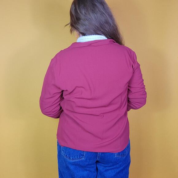 Covington Red Button Up Shirt, XL - Picture 3 of 4